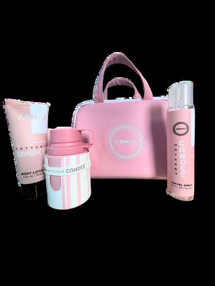 Set Bolso + Crema + Perfume 60 ML + Odyssey Candee